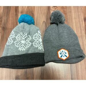 Sota Clothing Beanie Ashby Women’s One Size Heather Grey Teal Set Of 2